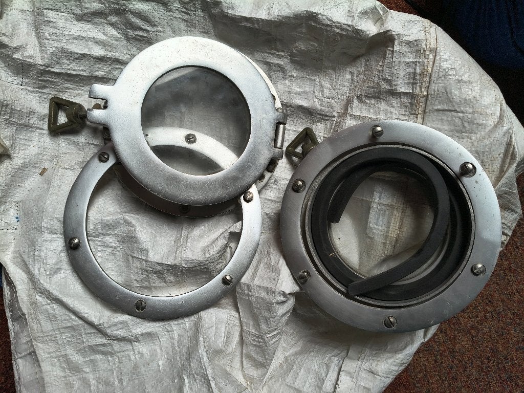 Patrijspoort aluminium, Ophalen of Verzenden, Gebruikt, Overige typen, Zeilboot of Motorboot