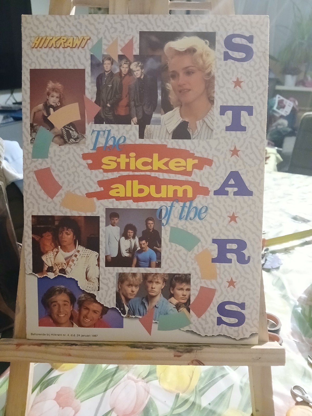 Hitmaker Sticker Album The Stars (1987) met stickers, Ophalen of Verzenden, Gebruikt, Stickers en Plaatjes