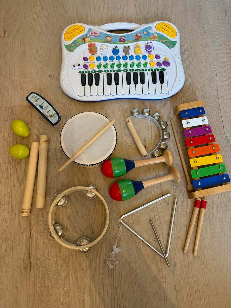 Muziekinstrumenten speelgoed set met keyboard, Ophalen, Gebruikt, Overige typen, Met geluid