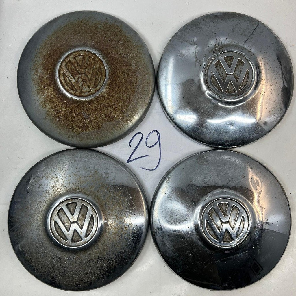 VW Chromen Wieldop 4x130 Kever Karmann Ghia 1968+ (29), Ophalen of Verzenden, Gebruikt