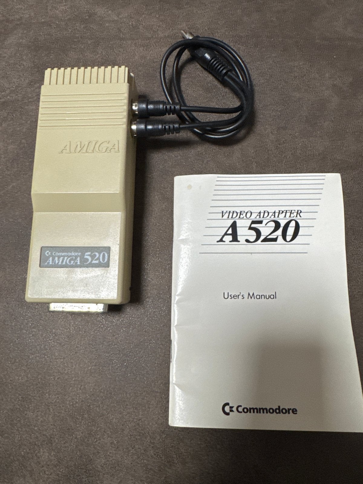 Commodore Amiga A520 Video Adapter met Handleiding, Ophalen of Verzenden