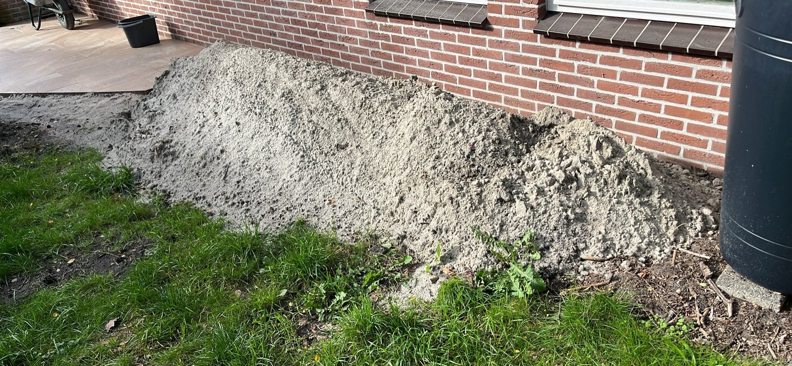 Wit zand voor onder tegels of klinkers., Tuin en Terras, Ophalen, Overige materialen, Gebruikt, Overige typen