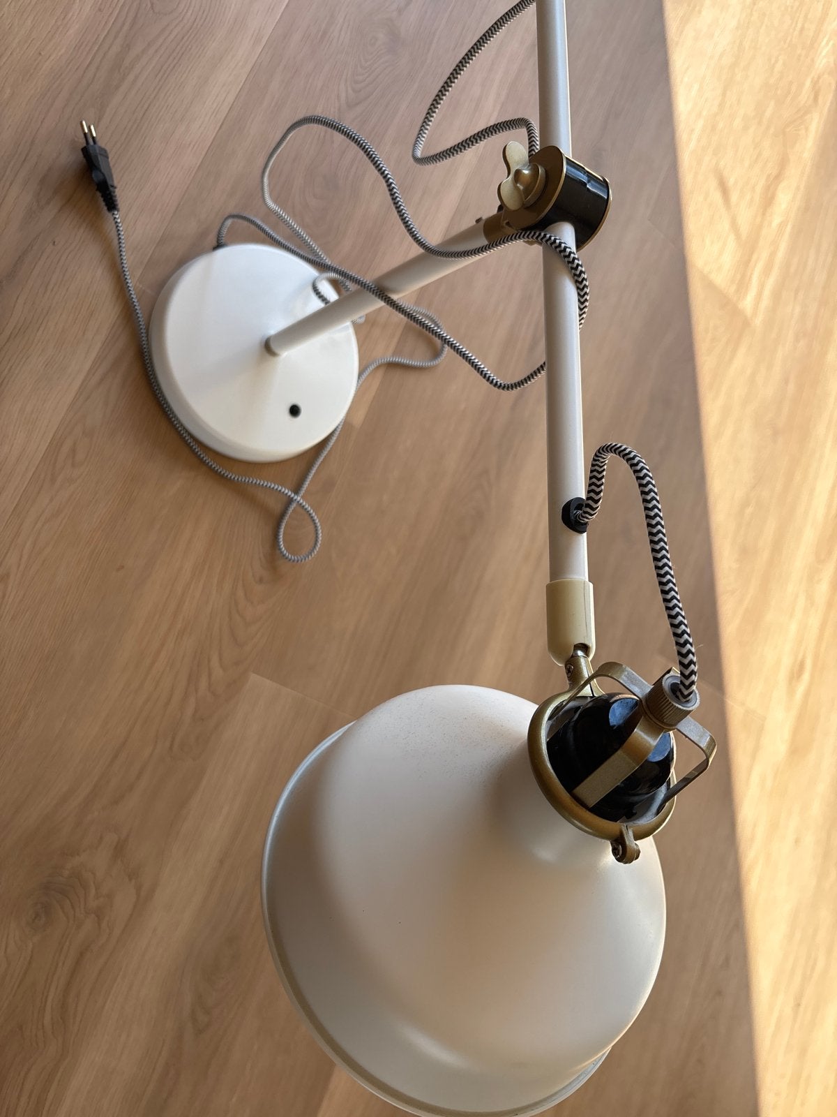 IKEA RANARP bureaulamp/werklamp - Wit, verstelbaar, Huis en Inrichting, Ophalen, Gebruikt, E27 (groot), Minder dan 100 cm