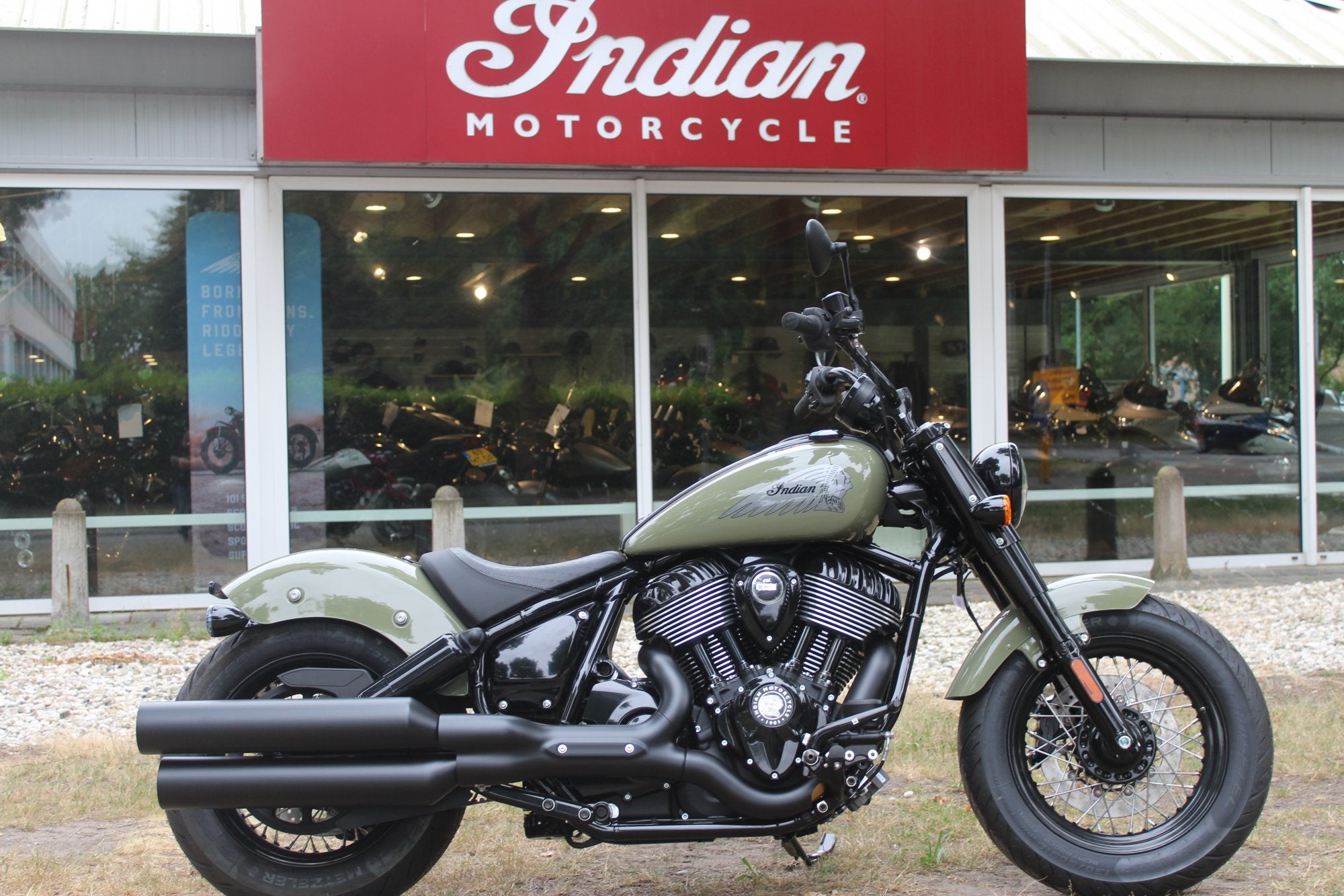 Indian Chief Bobber Dark Horse, 1890 cc, Chopper, Bedrijf, Indian