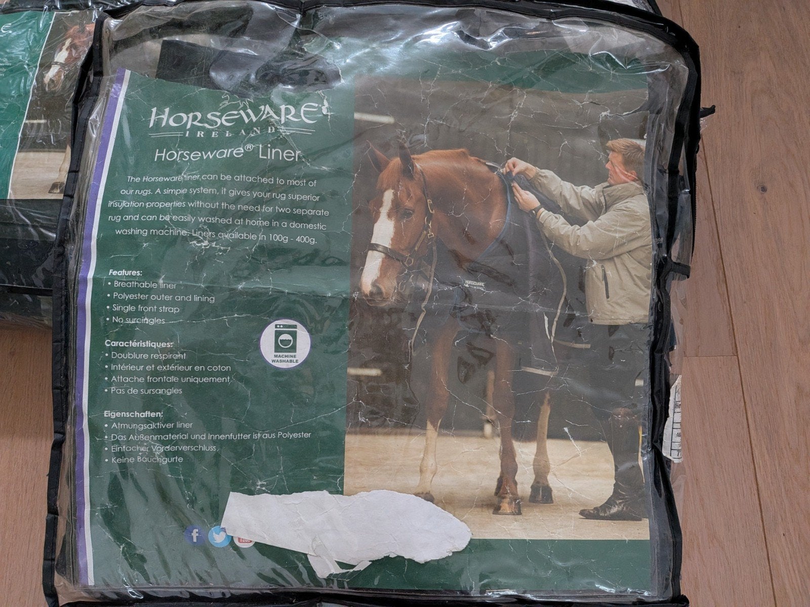 Horseware Rambo liner, Dieren en Toebehoren, Ophalen of Verzenden, Gebruikt