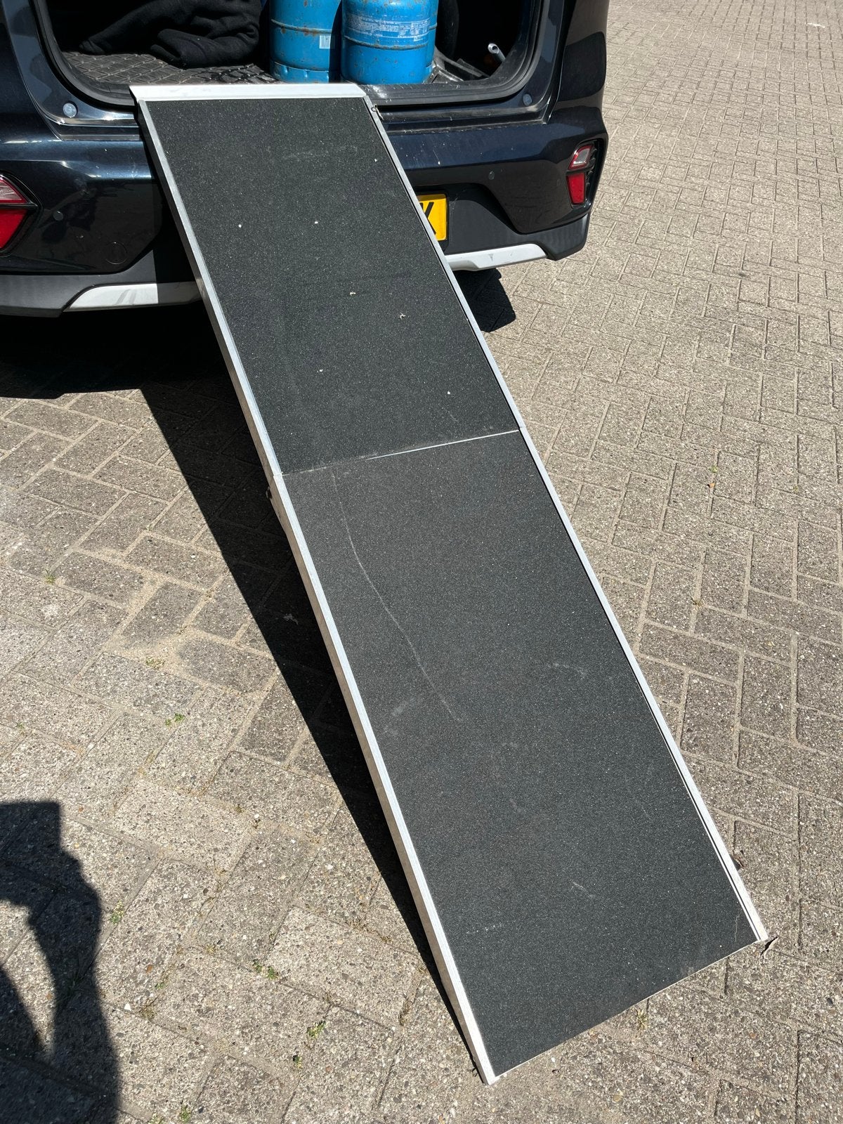 Sterke Aluminium Oprijplaat - 186x43,5 cm, Ophalen of Verzenden