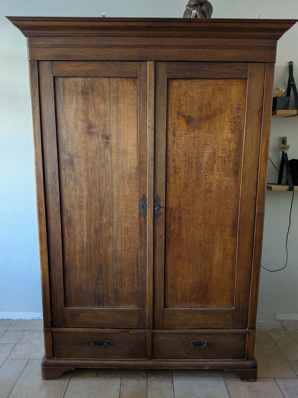 Teak houten buffetkast met lades., Ophalen of Verzenden