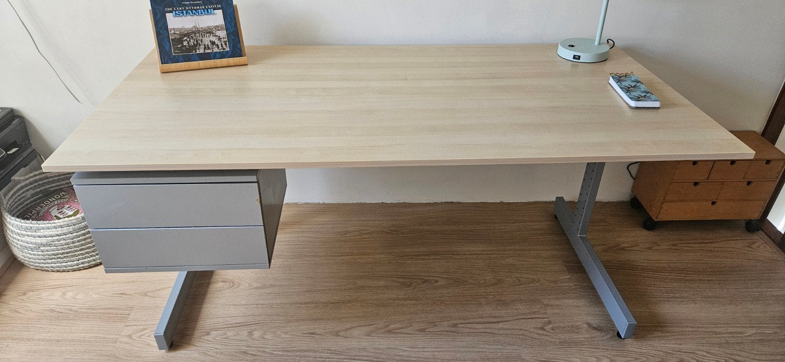 IKEA Jerker bureau - 160x80cm, 74cm hoog, Ophalen, 160 cm, Gebruikt, Met lades