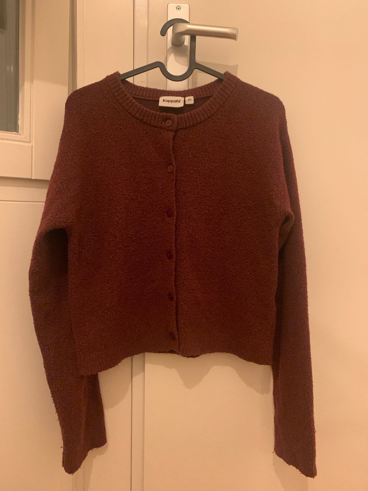 Kappahl Gebreid Vestje XS - Bordeauxrood, Ophalen of Verzenden, Zo goed als nieuw, Maat 34 (XS) of kleiner, Rood