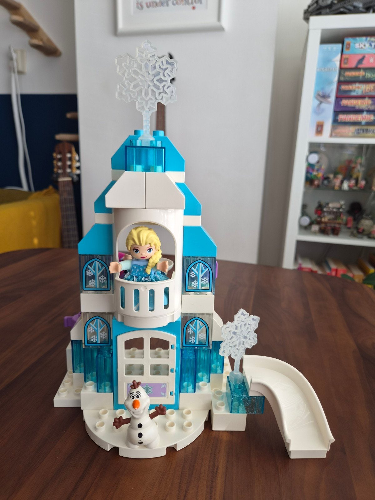 LEGO DUPLO Disney Frozen IJskasteel met Elsa en Anna, Ophalen of Verzenden, Gebruikt