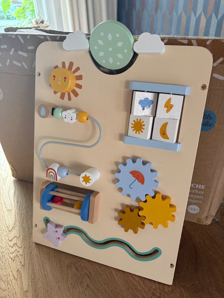 Loopwagen Petite Amelie, Kinderen en Baby's, Speelgoed | Houten speelgoed, Ophalen, Zo goed als nieuw, Rij- of Hobbelspeelgoed