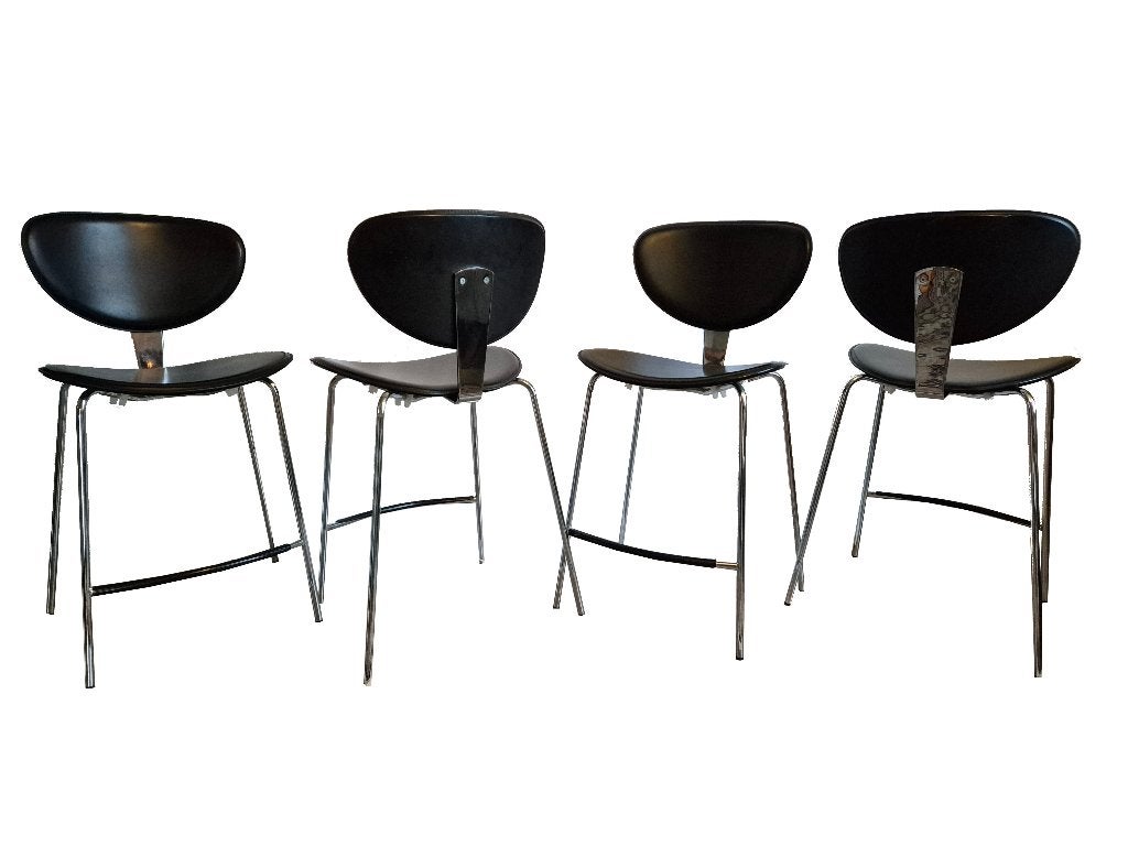 Schitterende Calligaris Italiaans design hoge kruk barkruk, Ophalen, Gebruikt, 60 tot 90 cm, 1 kruk