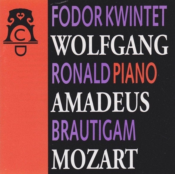 Mozart Fodor Kwintet Brautigam CD, Mozart, Ophalen of Verzenden, Classicisme, Album