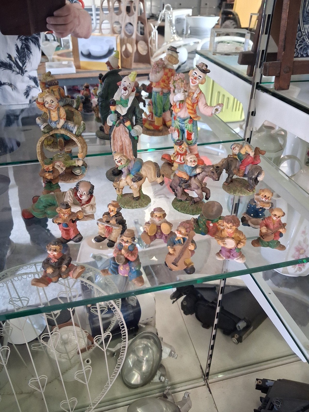 Grote collectie clown beeldjes - Een koop weg!, Verzamelen, Beelden en Beeldjes, Ophalen, Gebruikt, Overige typen