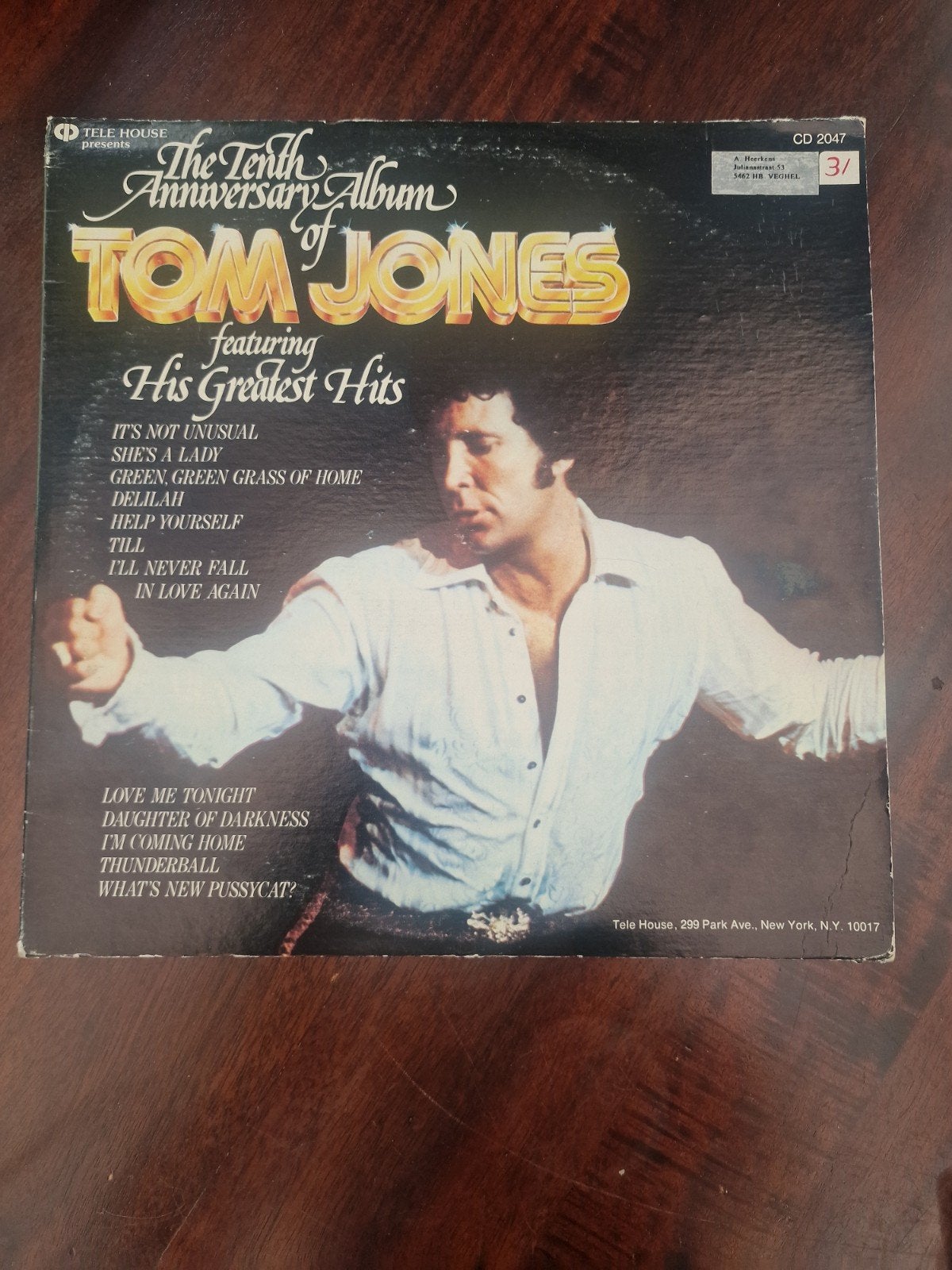 Tom Jones - The Tenth Anniversary Album (LP), Ophalen of Verzenden, Gebruikt, Pop, Verzamelalbum