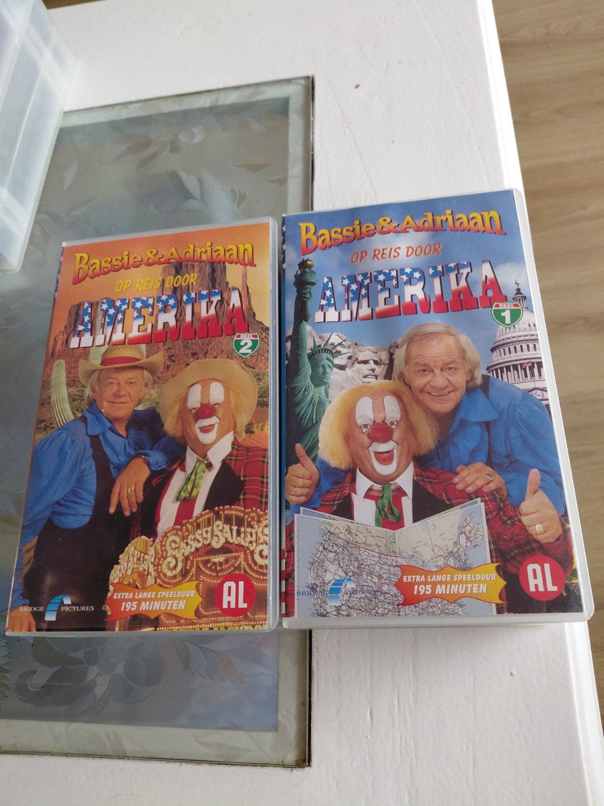 Bassie & Adriaan - Reis Door Amerika Deel 1 & 2 Compleet #1., Cd's en Dvd's, Boxset, Gebruikt, Ophalen of Verzenden, Kinderprogramma of -film