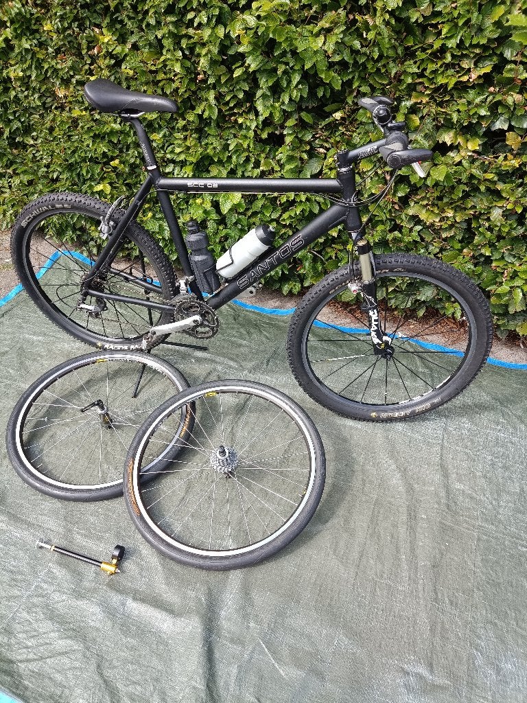 Moutain bike Santos SCC03, zwart, Fietsen en Brommers, Gebruikt, Ophalen, Overige merken, Heren