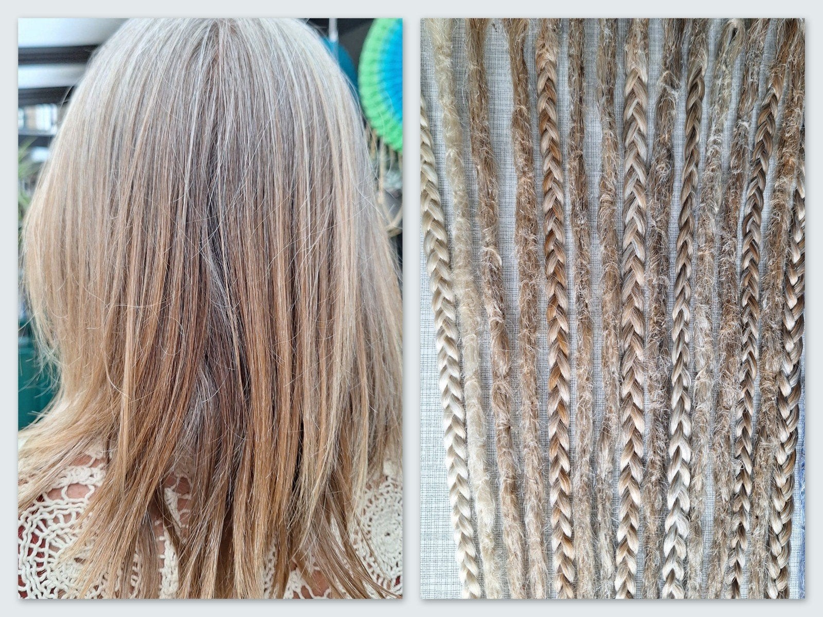 persoonlijk gemixt synthetisch haar eigen natuurlijke kleur, Ophalen of Verzenden, Nieuw, Pruik of Haarverlenging
