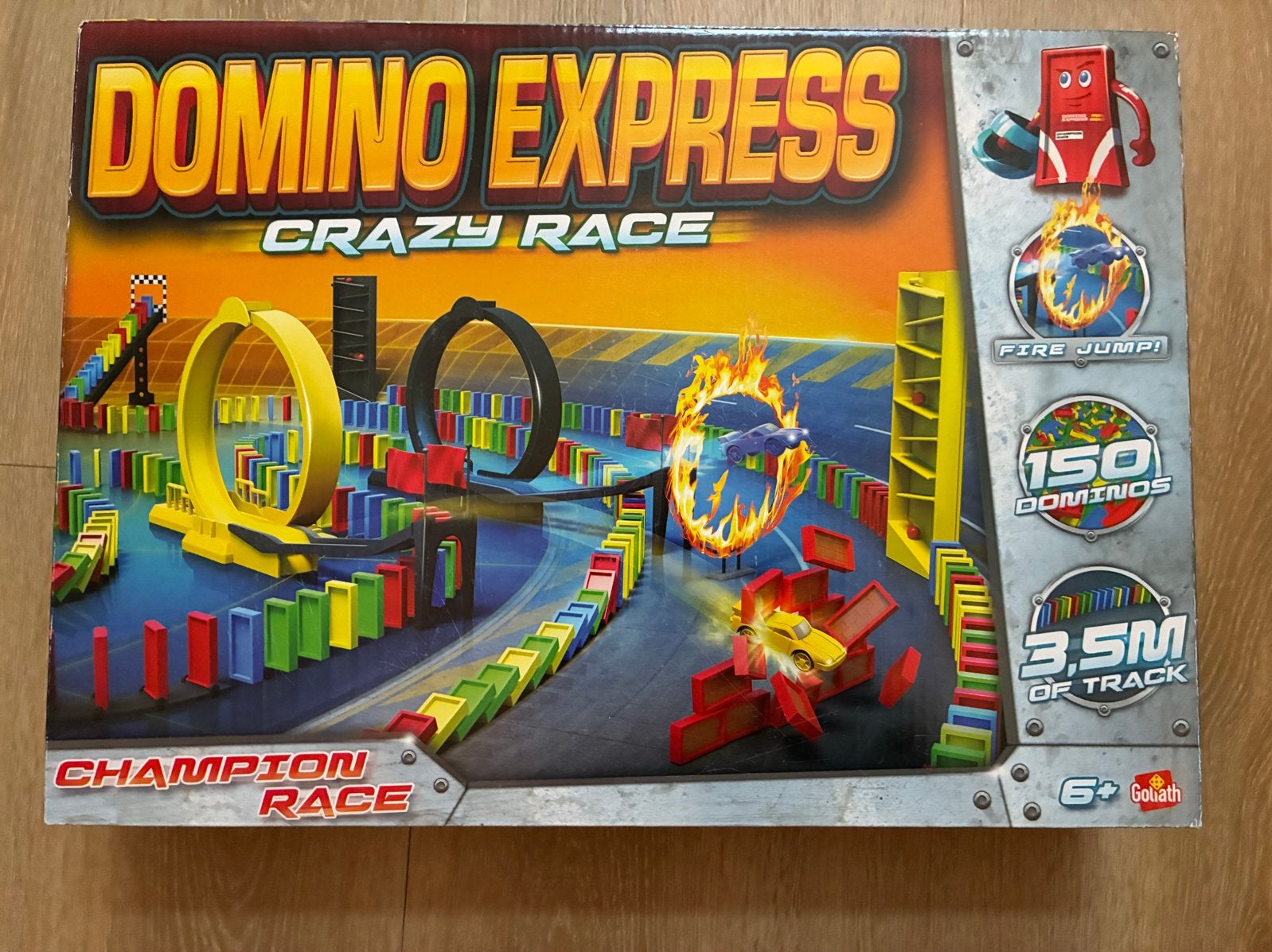 Domino Express Crazy Race van Goliath - Complete Set, Ophalen of Verzenden, Zo goed als nieuw