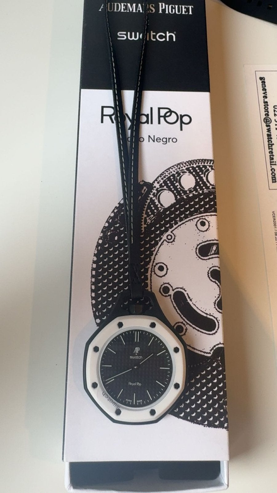Audemars Piguet x Swatch Royal Pop Horloge - Nieuw, Sieraden, Tassen en Uiterlijk, Kunststof, Leer, Verzenden, Polshorloge