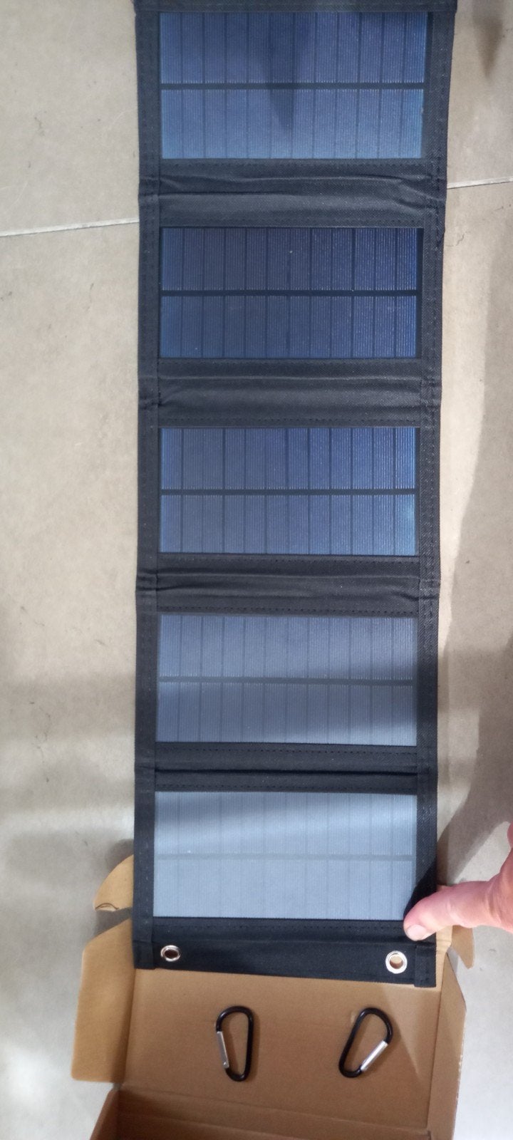 Draagbaar Zonnepaneel met 5 Panelen, Ophalen of Verzenden, Nieuw