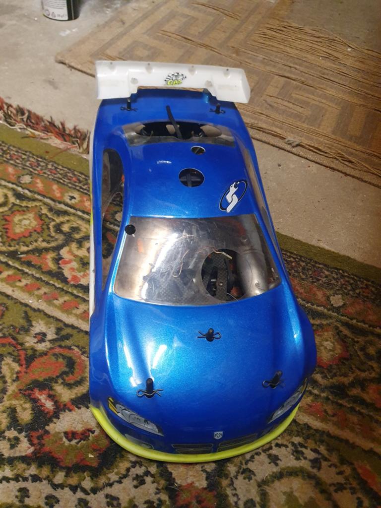Serpent 710 RC-auto. carbon 1.10, Ophalen of Verzenden, Auto offroad