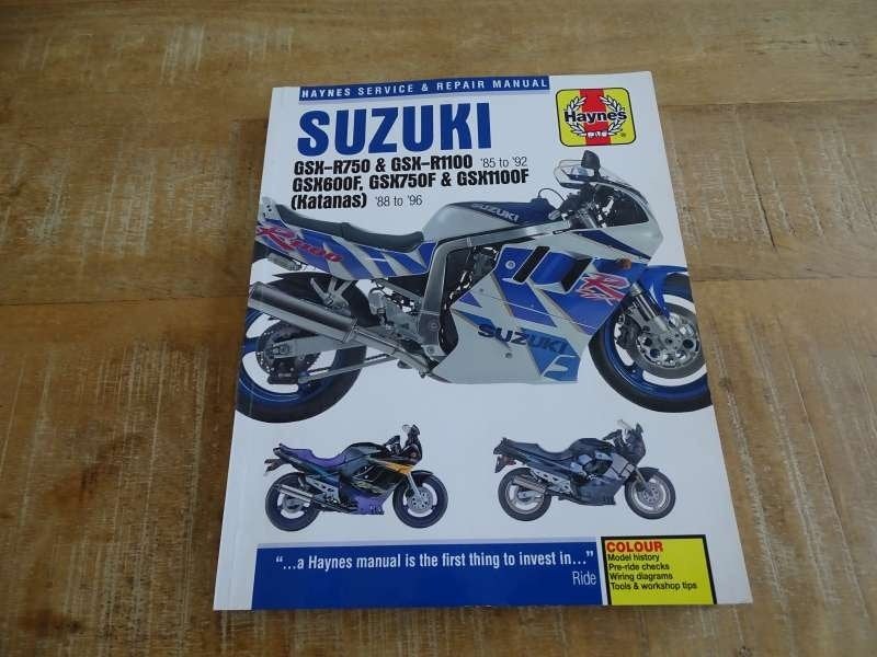 Suzuki GSX-750 & GSX-1100 Haynes Werkplaatshandboek, Verzenden, Gelezen