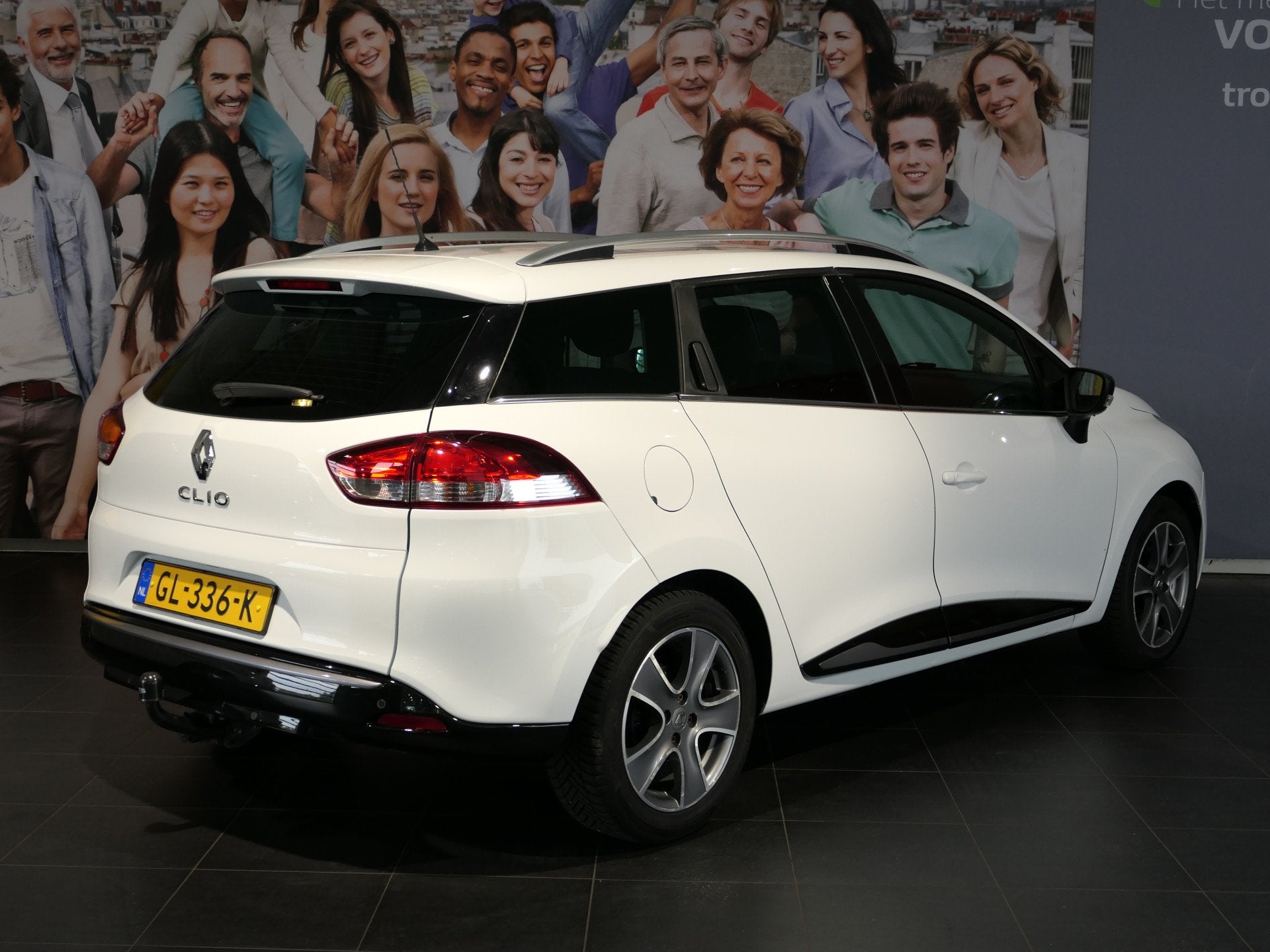 Renault Clio Estate 0.9 TCe Night&Day - Trekhaak - Allseason, Stof, Zwart, Wit, Origineel Nederlands