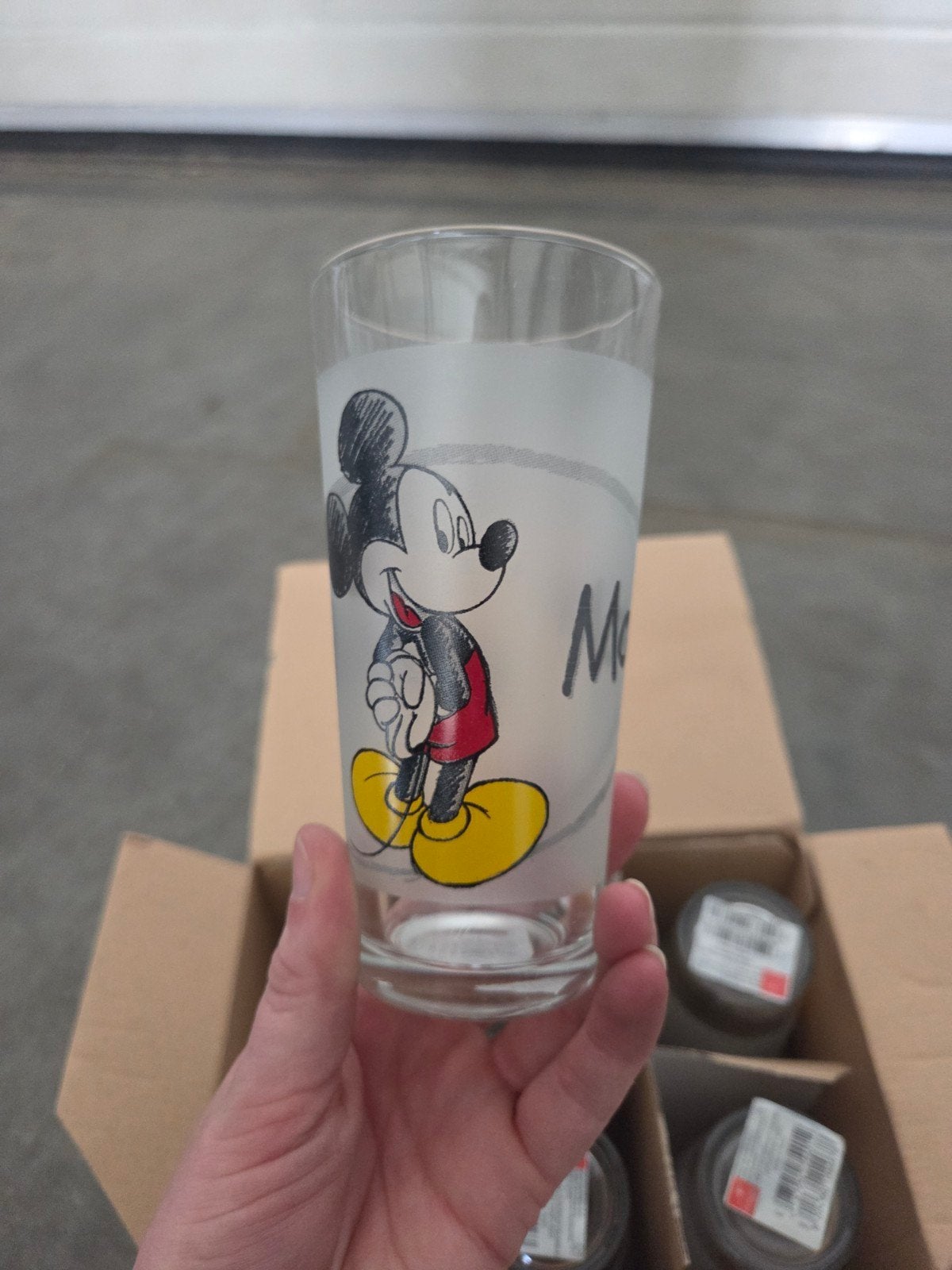 Bormioli Rocco Disney glazen Mickey Minnie, Glas of Glazen, Nieuw, Ophalen of Verzenden, Glas