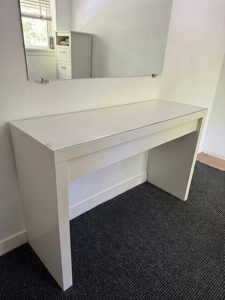 IKEA MALM kaptafel, Ophalen, Gebruikt, 100 tot 150 cm, 50 tot 100 cm