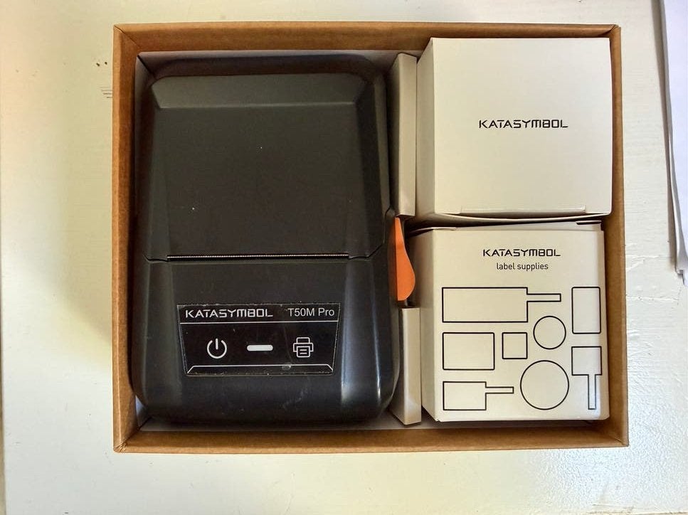 Katasymbol T50M Pro Label Printer, Ophalen of Verzenden, Nieuw, Etiket