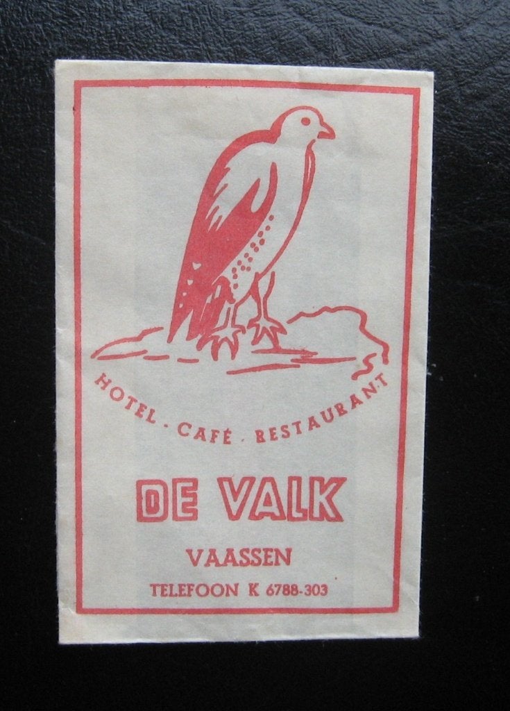 17-5910 Vaassen - Hotel Cafe Restaurant De Valk, Ophalen of Verzenden, Nederland