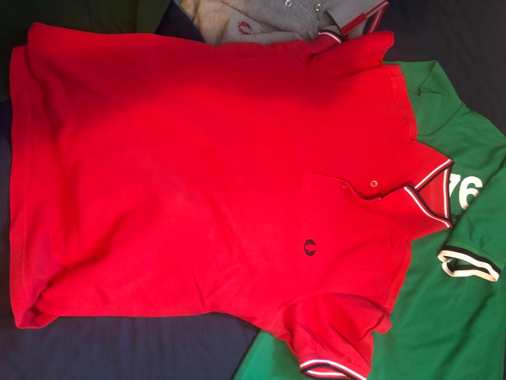 Fred Perry polo's - Diverse kleuren en maten, Ophalen, Gedragen, Maat 46 (S) of kleiner, Rood