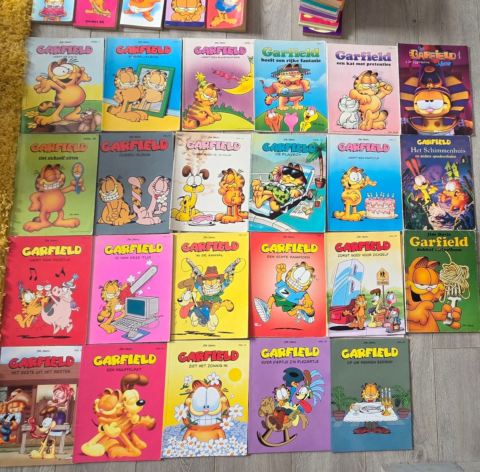 Grote collectie Garfield stripboeken (23 stuks), Meerdere stripboeken, Ophalen, Gelezen
