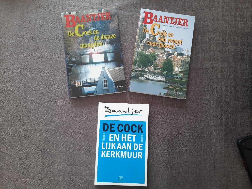 3 pockets van de Cock, Baantjer NIEUW, Boeken, Ophalen of Verzenden, Zo goed als nieuw, Baantjer