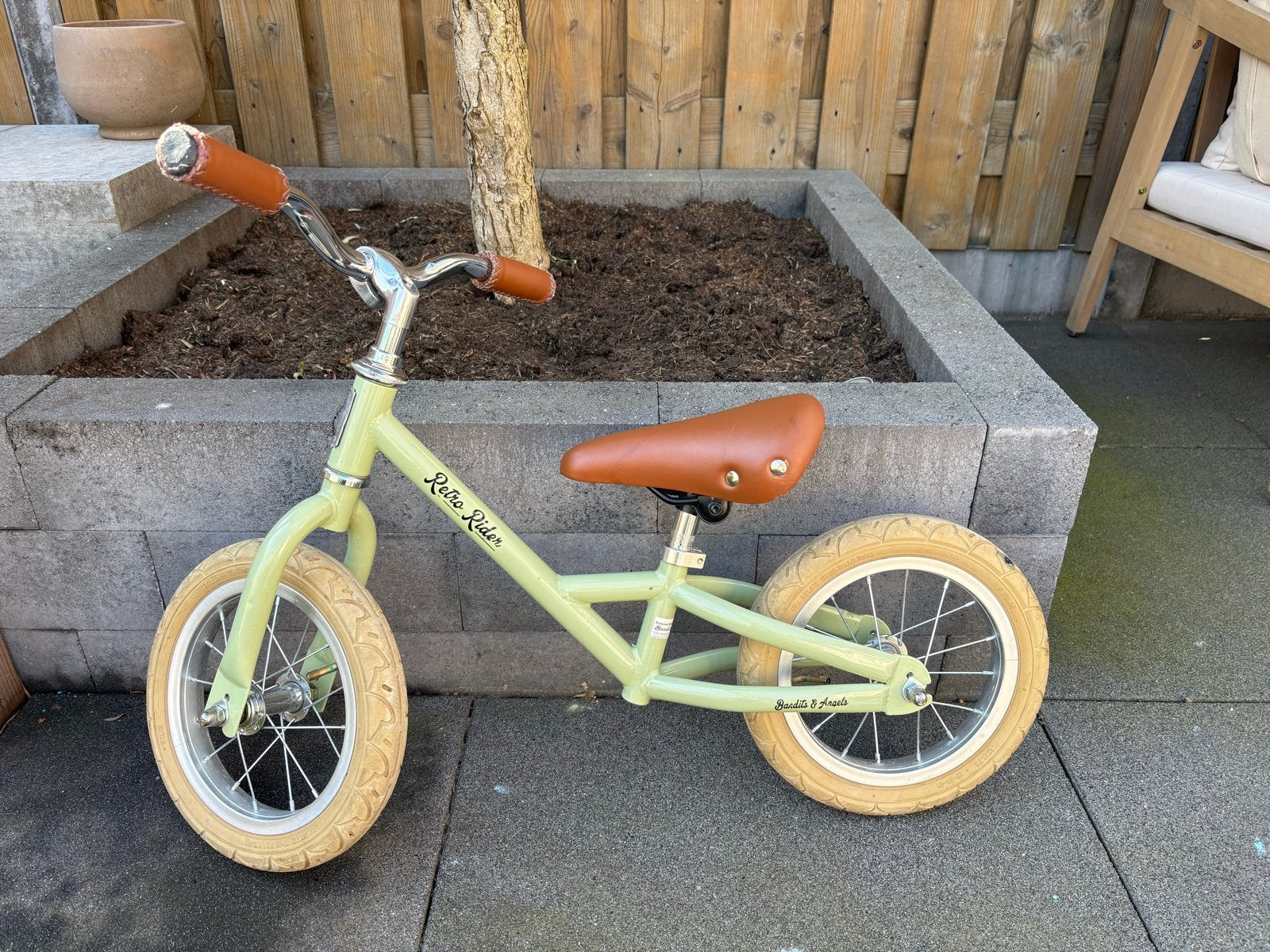 Retro Rider loopfiets - Groen, Fietsen en Brommers, Ophalen, Gebruikt, Minder dan 16 inch