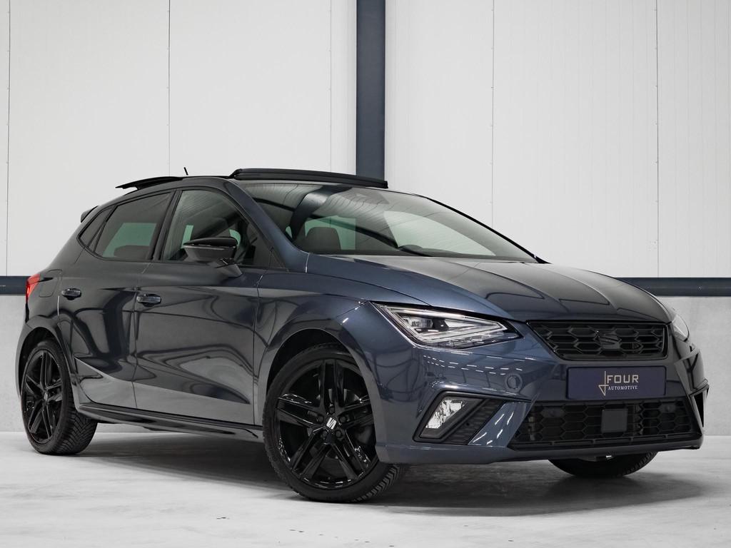 SEAT Ibiza 1.5 TSI FR Pro Black Edition | Pano | Keyless | C, Stof, 4 cilinders, 150 pk, Ibiza