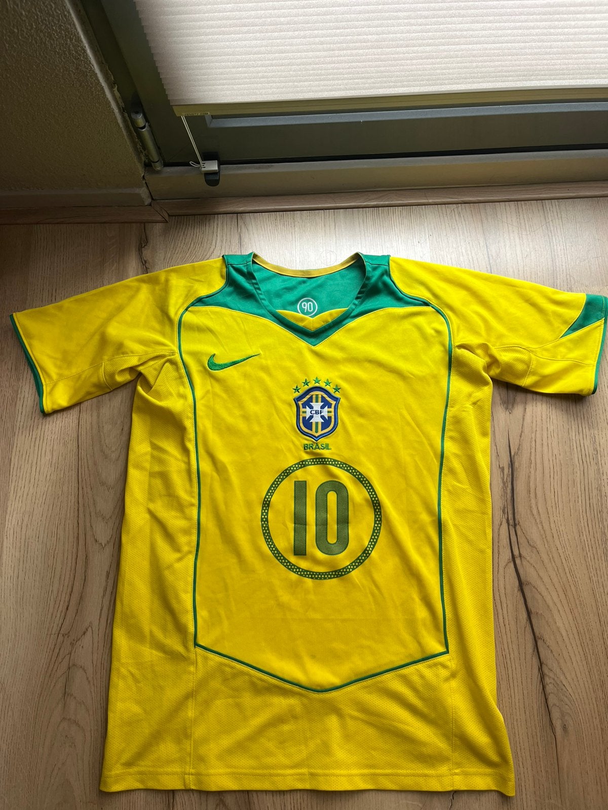 Ronaldinho shirt, Maat S, Ophalen of Verzenden, Zo goed als nieuw, Shirt