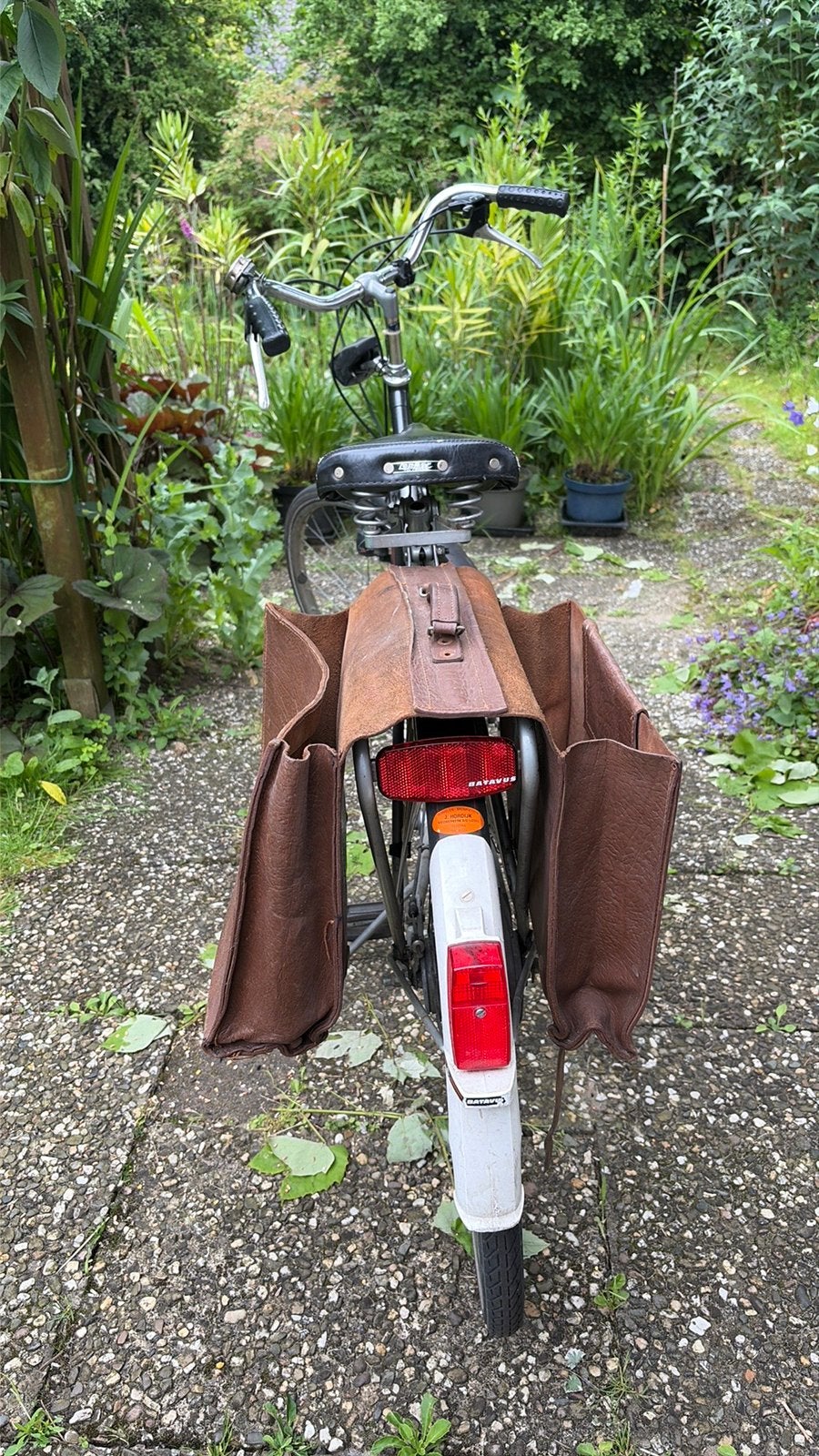 Vintage leren schooltas, Ophalen of Verzenden, Gebruikt, Bruin, Aktetas of Boekentas