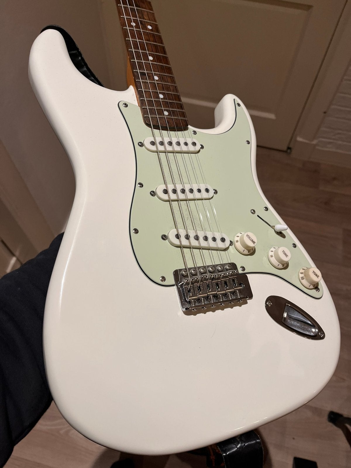 Fender stratocaster, Ophalen of Verzenden, Zo goed als nieuw, Solid body, Fender