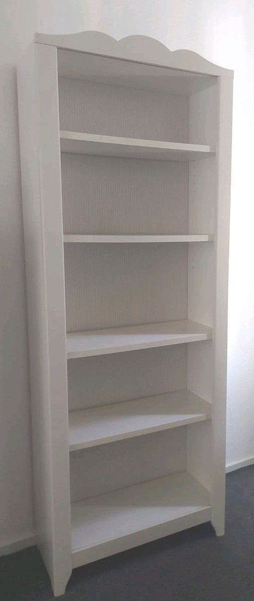 Stevige witte IKEA-kast met 5 vakken, 3 verstelbare planken, Ophalen