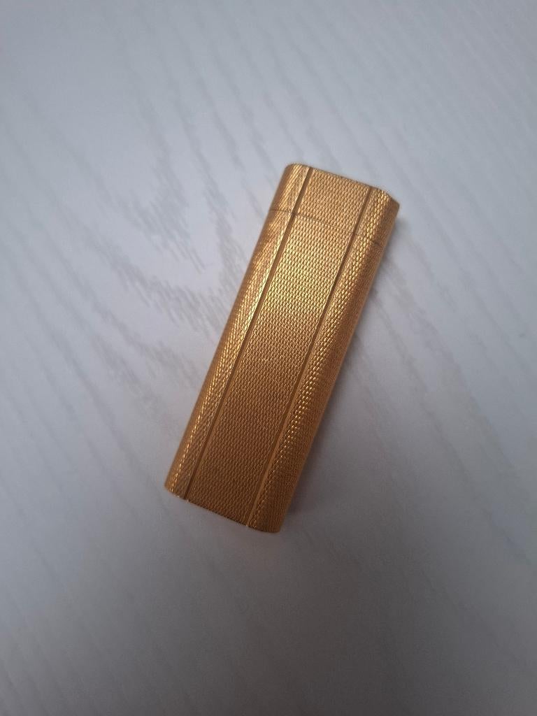 Cartier aansteker goud Must de Cartier vintage, Verzamelen, Ophalen, Gebruikt, Aansteker