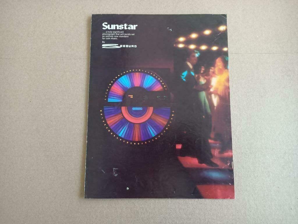Folder: Seeburg Sunstar / STD3 (1976) jukebox, Verzamelen, Automaten | Jukeboxen, Verzenden, Gebruikt, 1950 tot 1960, Seeburg