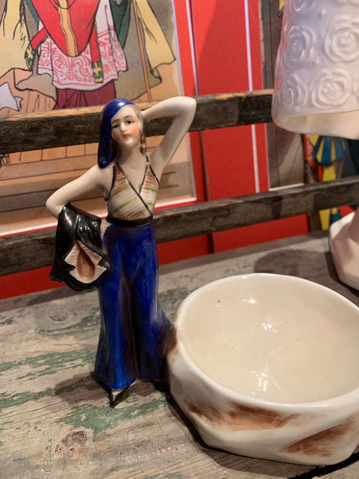 Originele flapper bathing beauty germany. Half doll, Ophalen of Verzenden