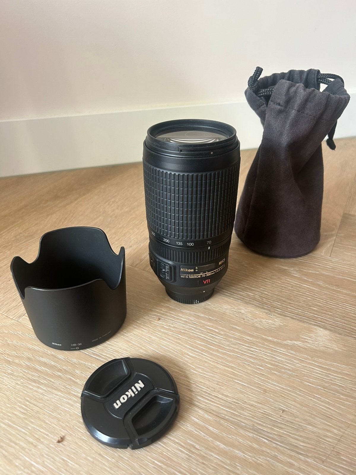 Nikon lens 70-300 mm ED VR, Ophalen, Zo goed als nieuw, Telelens