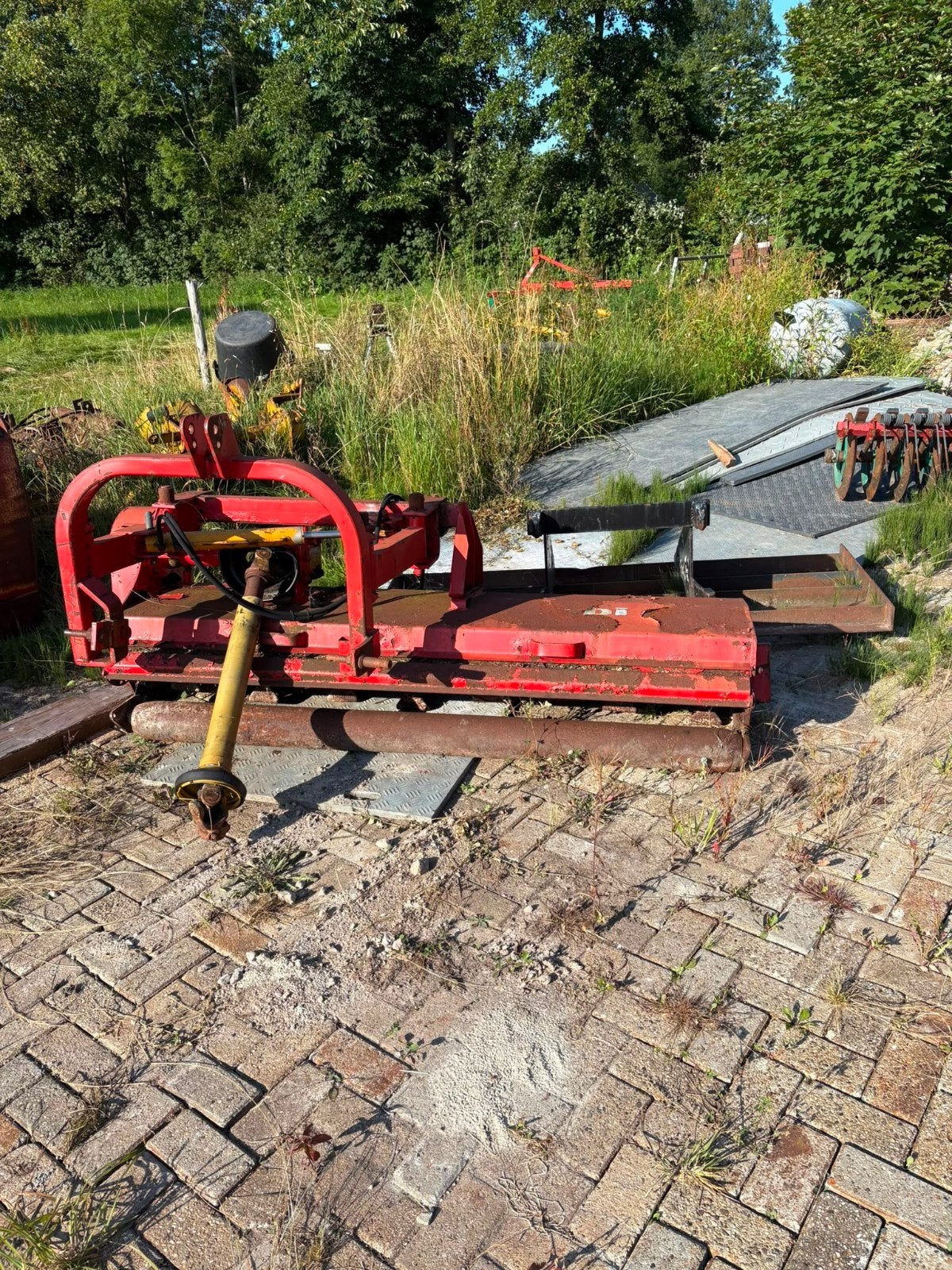 Klepelmaaier 2M breed kan voor en achter, Ophalen, Grondbewerking
