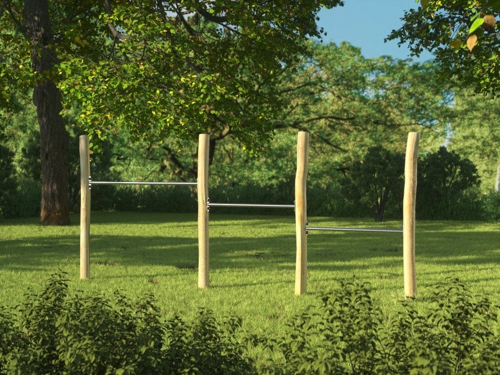 ROBINIA DUIKELREK DRIEDELIG kukelrek rekstok trapeze, Ophalen, Nieuw