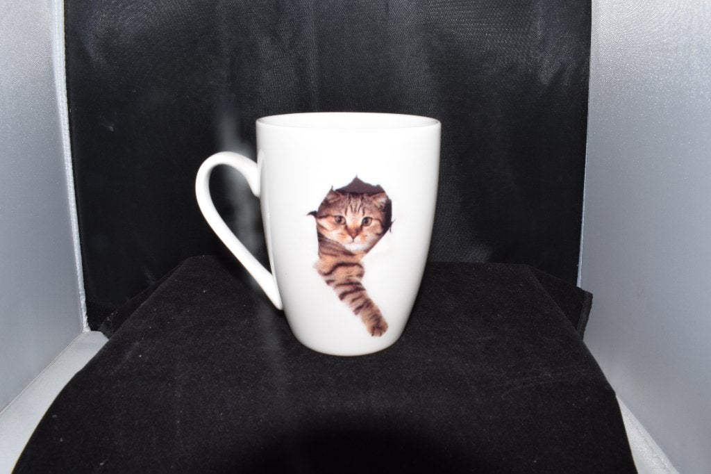 Mokken Kat, Info@detagrijn.com, Overige materialen, Overige typen, Nieuw