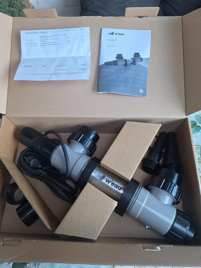 W'eau Zwembad Heater 3kw - Nieuw in Doos, Ophalen of Verzenden, Nieuw, Verwarming