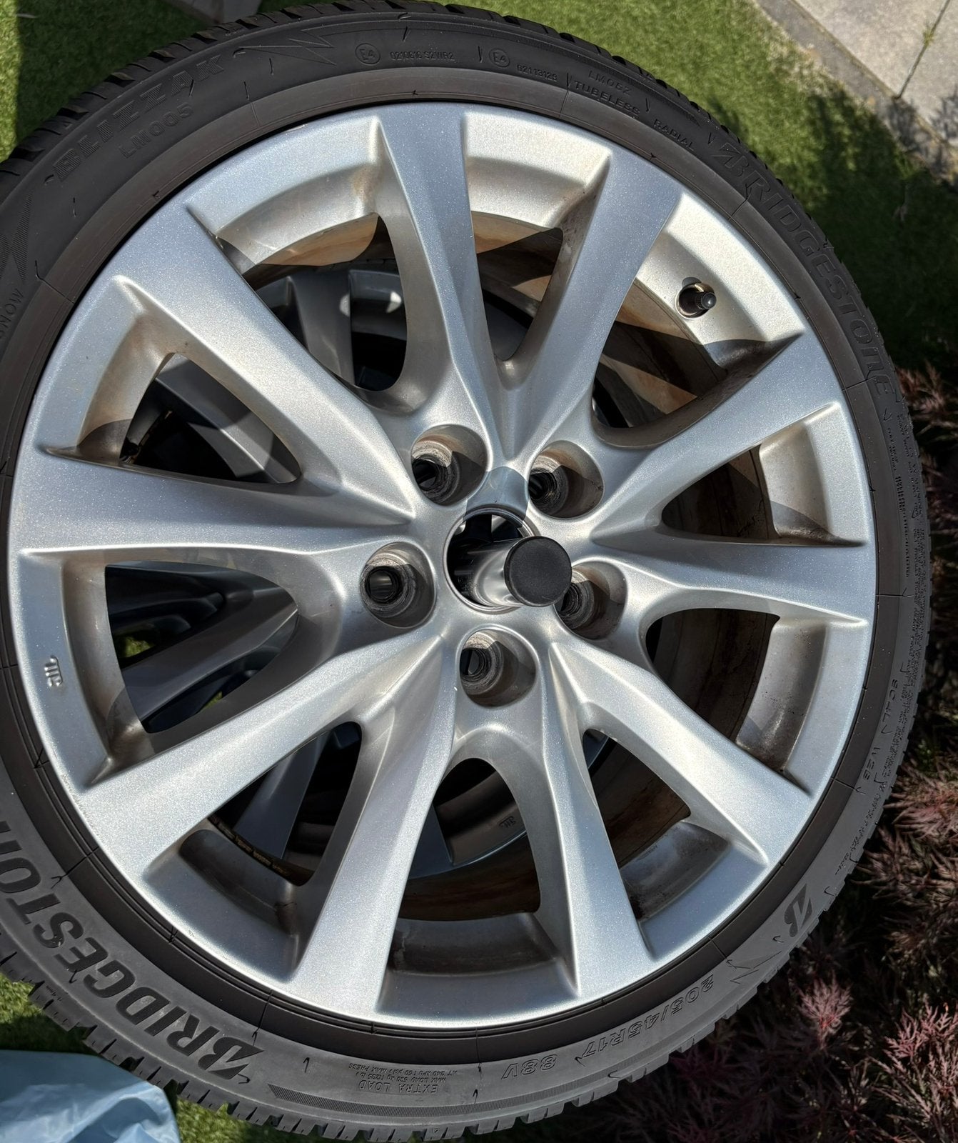 Bridgestone winterbanden met mazda mx5 nc velgen 5x114,3, Ophalen, Zo goed als nieuw